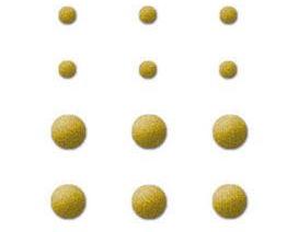 Gold Glitter Brads